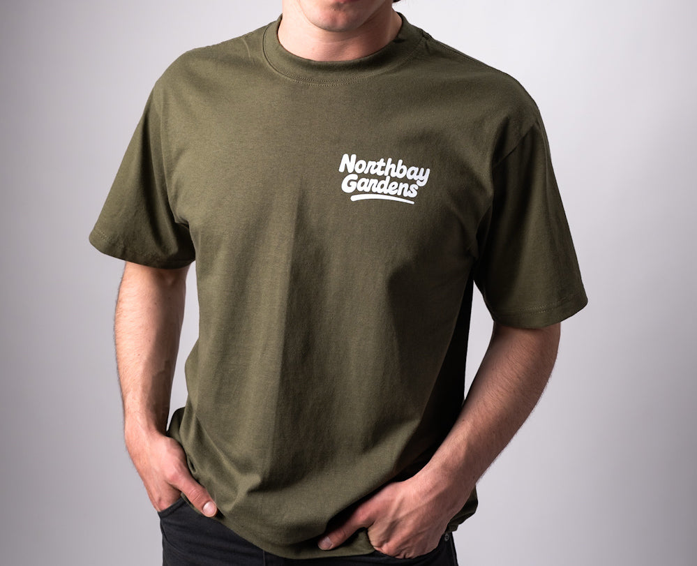 Happy Camper green gold mens