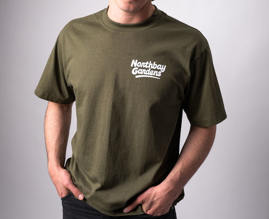 Happy Camper green gold mens