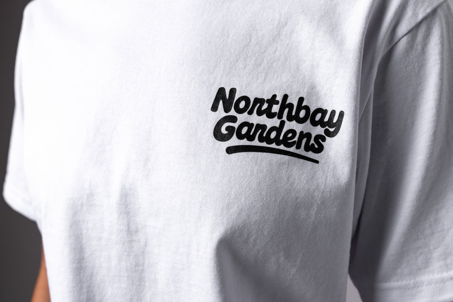 Happy Camper tee white