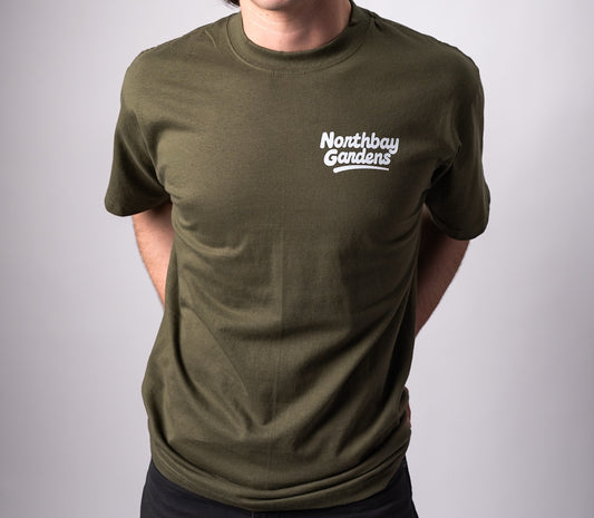 Happy Camper tee Green